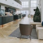 Modern commercial office interior representing business premises